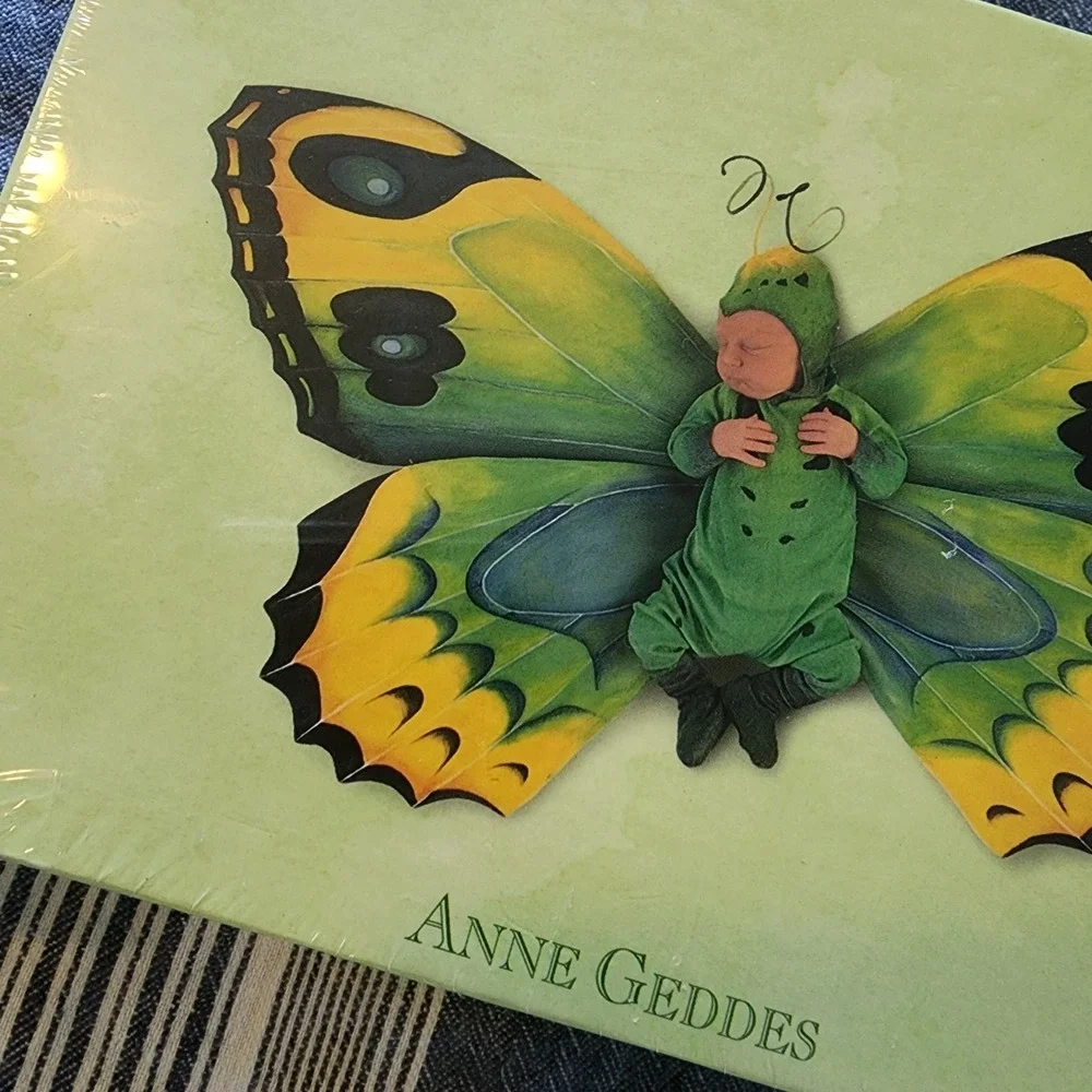Anne Geddes Blank‎ Cards Spring Butterfly 18 Card Set Stickers Envelopes Sealed
